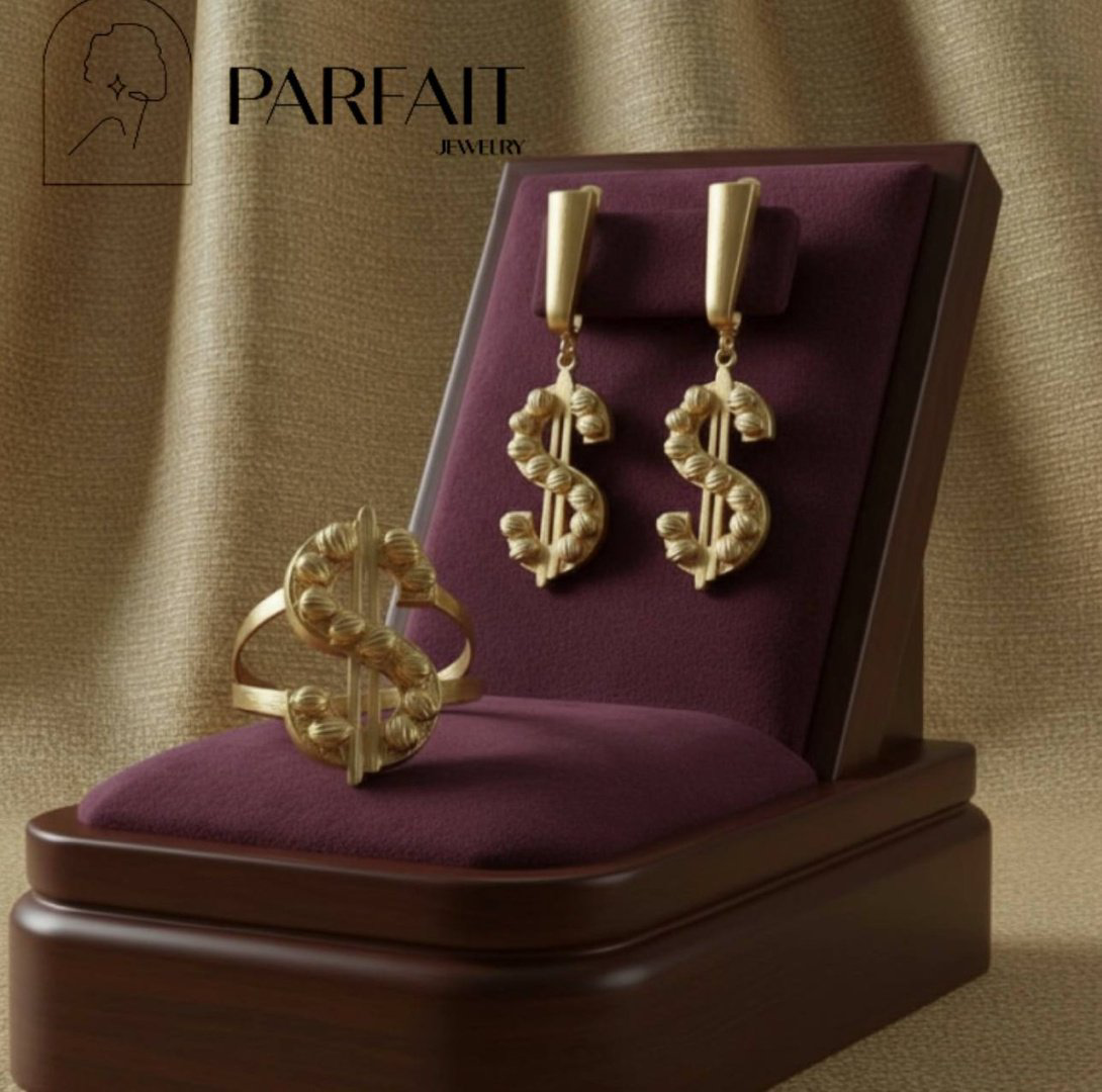 PARFAIT JEWELRY PJ_Dollar_03_18размер вес 8.3 г золото, без вставок купить,NaN