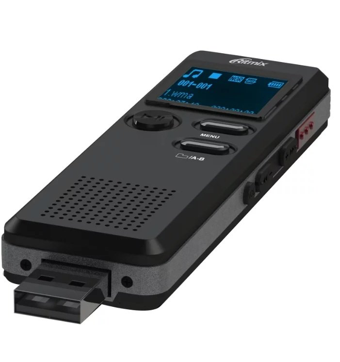 Диктофон Ritmix RR-610 4Gb черный купить,NaN