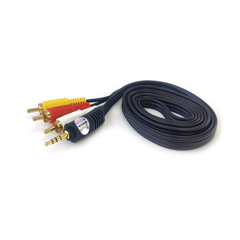 Аудио Кабель ViTi 3.5m-3RCA 1.5м черный