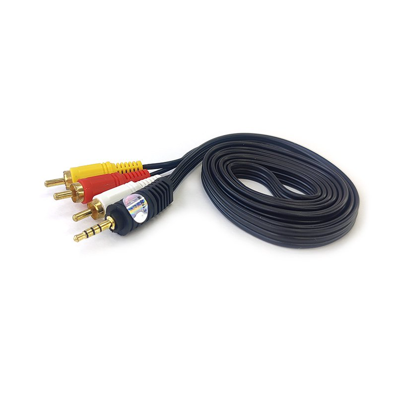 Аудио Кабель ViTi 3.5m-3RCA 1.5м черный