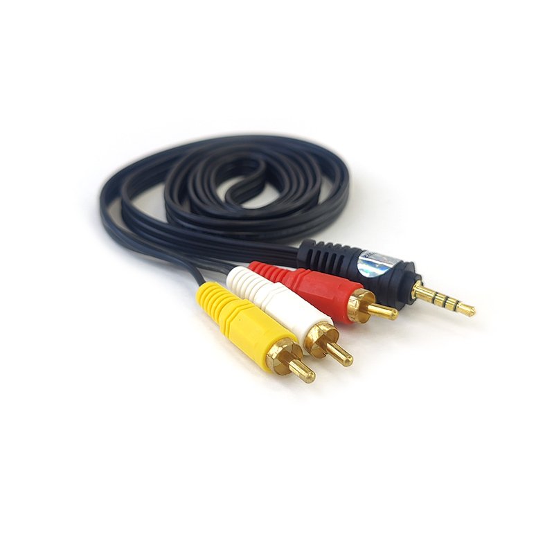 Аудио Кабель ViTi 3.5m-3RCA 1.5м черный купить,0