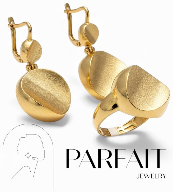 PARFAIT JEWELRY PJ_КругМат_18.5размер_3 вес 10.45 г золото, без вставок купить,NaN