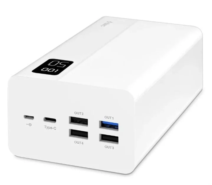Power Bank Ttec ReCharger Mega LCD 50000 мАч PD 20Вт 2BB197B White - ForteMarket Power Bank Ttec ReCharger Mega LCD 50000 мАч PD 20Вт 2BB197B White купить,0