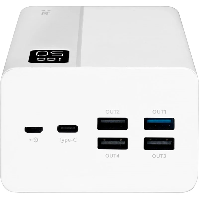 Power Bank Ttec ReCharger Mega LCD 50000 мАч PD 20Вт 2BB197B White - ForteMarket Power Bank Ttec ReCharger Mega LCD 50000 мАч PD 20Вт 2BB197B White купить,0