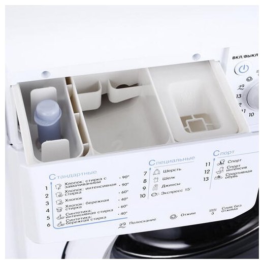  Стиральная машина Indesit IWSE 6105 B CIS белая купить,NaN