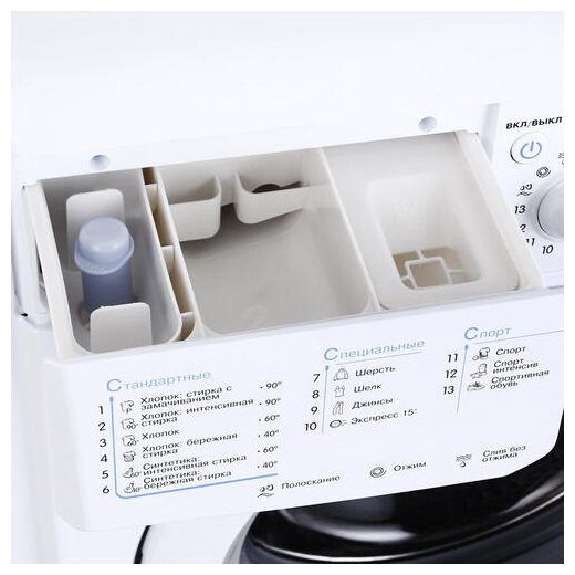  Стиральная машина Indesit IWSE 6105 B CIS белая купить,NaN