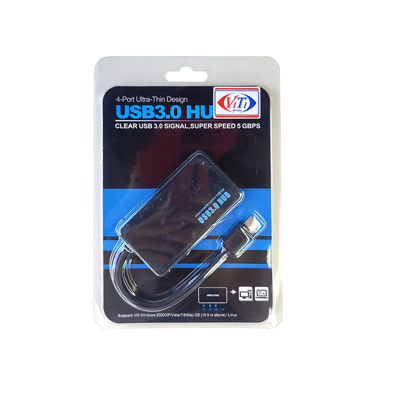 USB Хаб ViTi UC4PU3 черный купить,4727