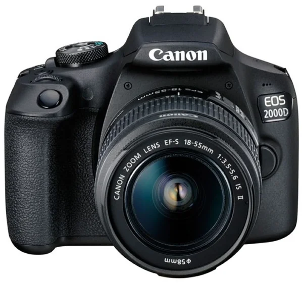 Фотокамера Canon EOS 2000D Kit EF-S 18-55 III Black