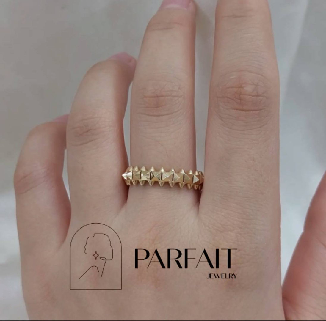 Кольцо PARFAIT JEWELRY GFC_PJ_Шипы_01 размер 18 вес 2 г золото, без вставок купить,NaN
