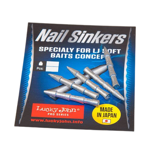 Грузила Lucky John Pro Series Nail Sinker 2гр LJP5515-002 5шт купить,NaN