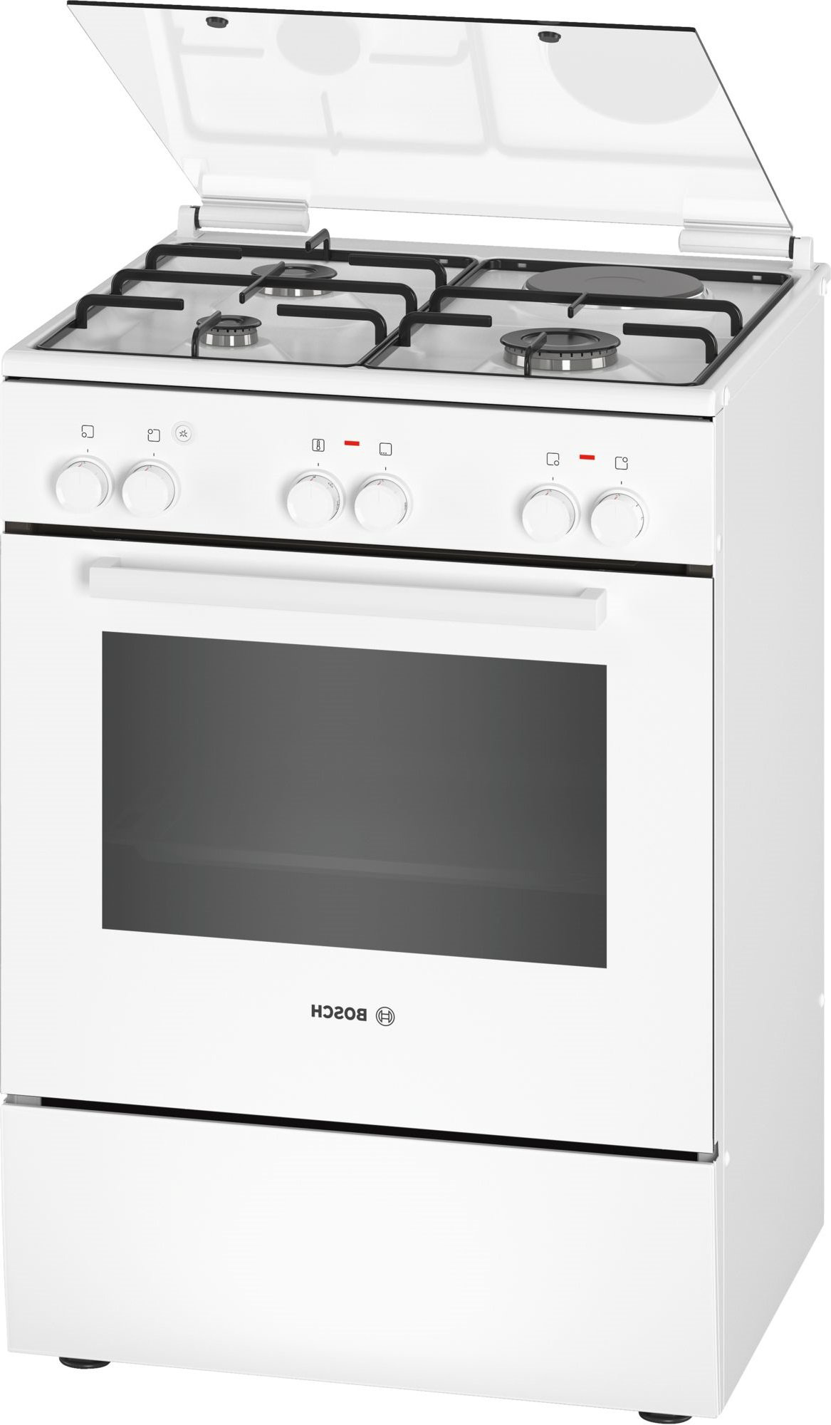 Комбинированная плита Bosch HXA060F20Q белая купить,NaN