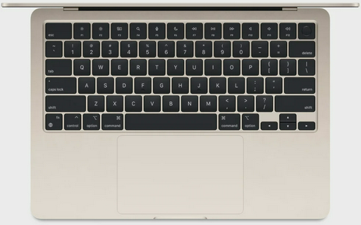 Ноутбук Apple MacBook Air 13 M2 2024 16/256GB MC7W4 Starlight