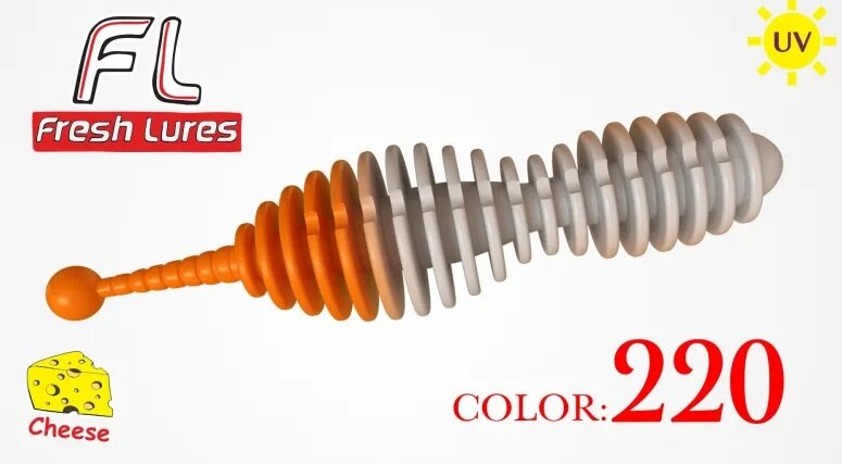 Приманка силиконовая Fresh Lures Little Rat 2,7 оранжево-серая 220 купить,NaN