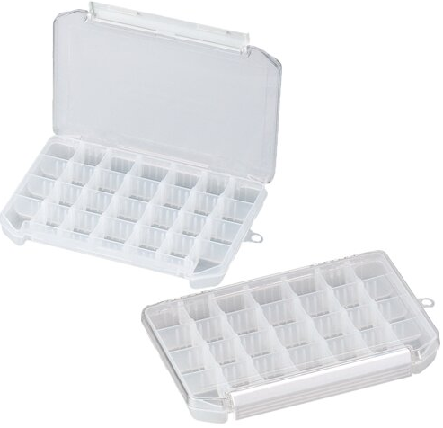 Коробка рыболова Meiho Clear Case C-800NS белая 205х145х28 мм