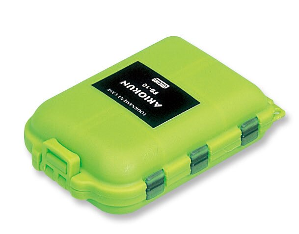 Коробка рыболова Meiho FB-10 Fly Box Green зеленая 97х65х30 мм