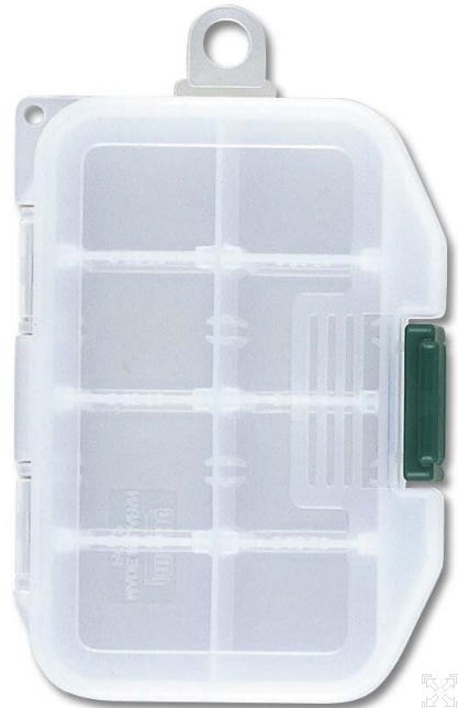 Коробка рыболова Meiho SFC Fly Case SS белая 103x73x23 мм