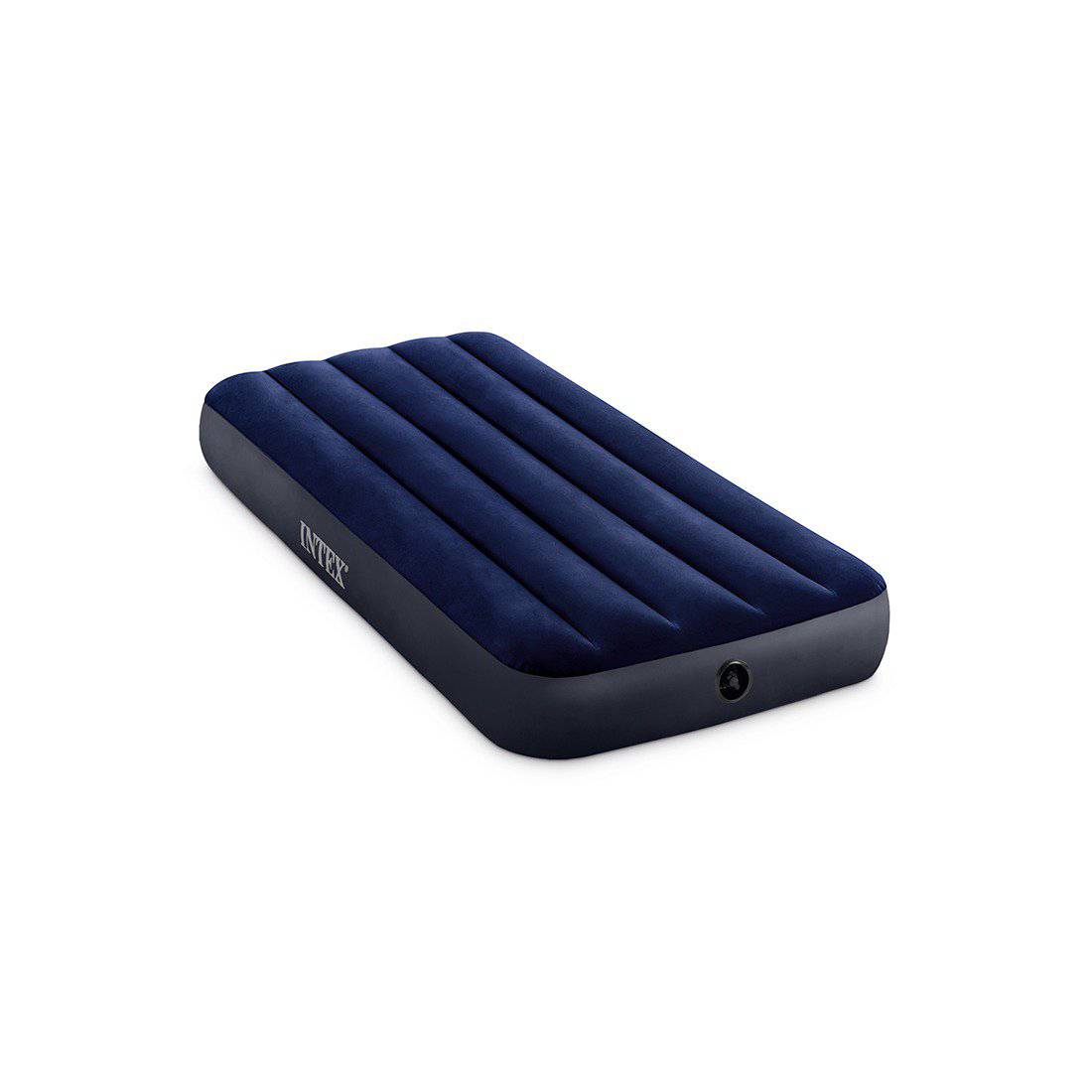 Матрас надувной Intex Dura-Beam Classic Downy Airbed Jr.Twin 64756 синий купить,NaN