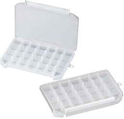 Коробка рыболова Meiho Clear Case C-800NS белая 205х145х28 мм