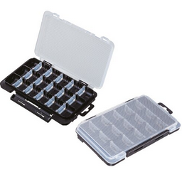 Коробка рыболова Meiho Light Game Case J черно-белая 175х105х18 мм