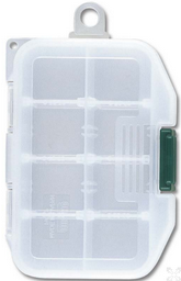 Коробка рыболова Meiho SFC Fly Case SS белая 103x73x23 мм