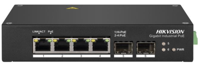 Коммутатор Hikvision DS-3T0506HP/No Power unit