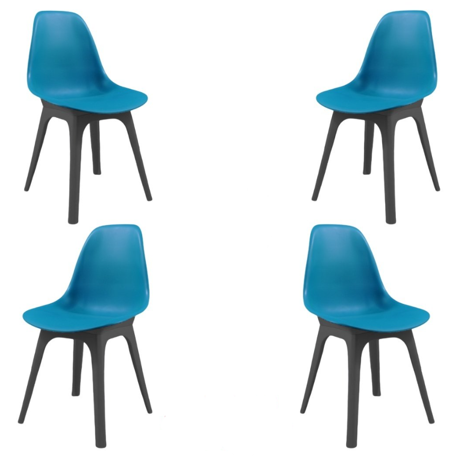 Комплект стульев Kabinka.kz Имс Bio 80x53x46.5см темно-зеленый купить,NaN