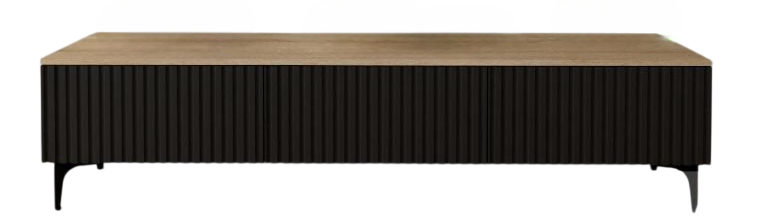 ТВ-тумба Adel Home Биди AH0781 180x45x35см черный/коричневый купить,NaN