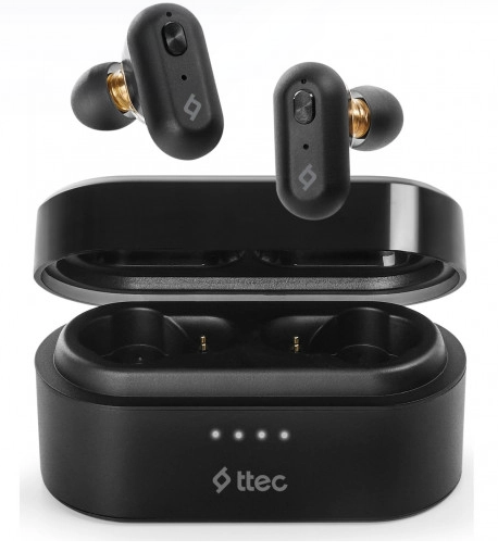Наушники Ttec AirBeat Duo True Wireless Headsets черные купить,NaN