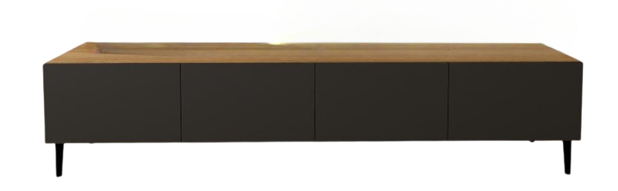 ТВ-тумба Adel Home Асель AH0123 200x45x35см коричневый/графит купить,NaN