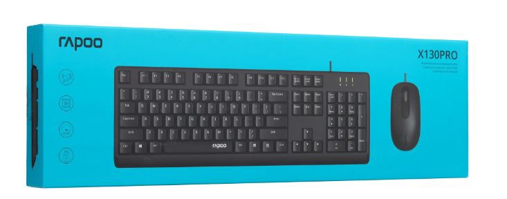 Клавиатура Rapoo X130PRO черный