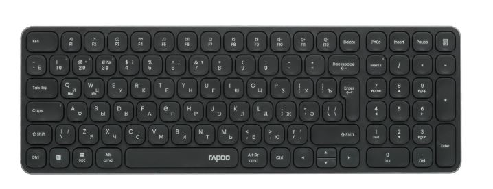 Клавиатура Rapoo 9320M Black черный купить,NaN