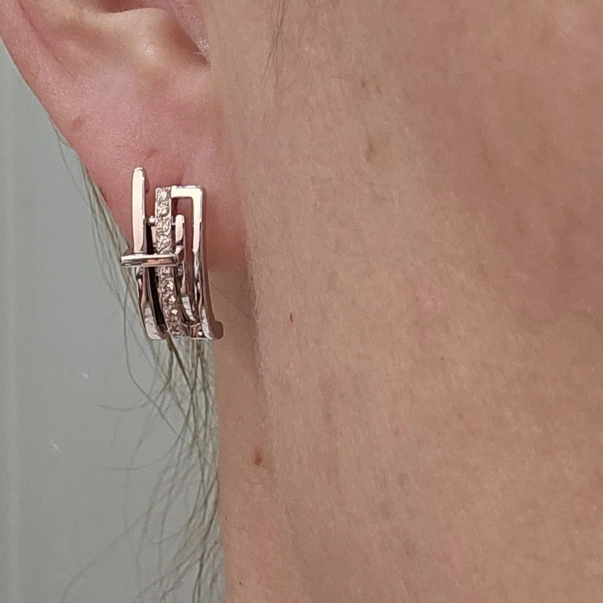 Серьги Deimantas 108717886 3,75гр 0,184ct. купить,NaN