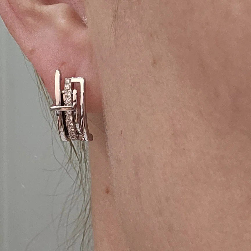 Серьги Deimantas 108717886 3,75гр 0,184ct. купить,NaN