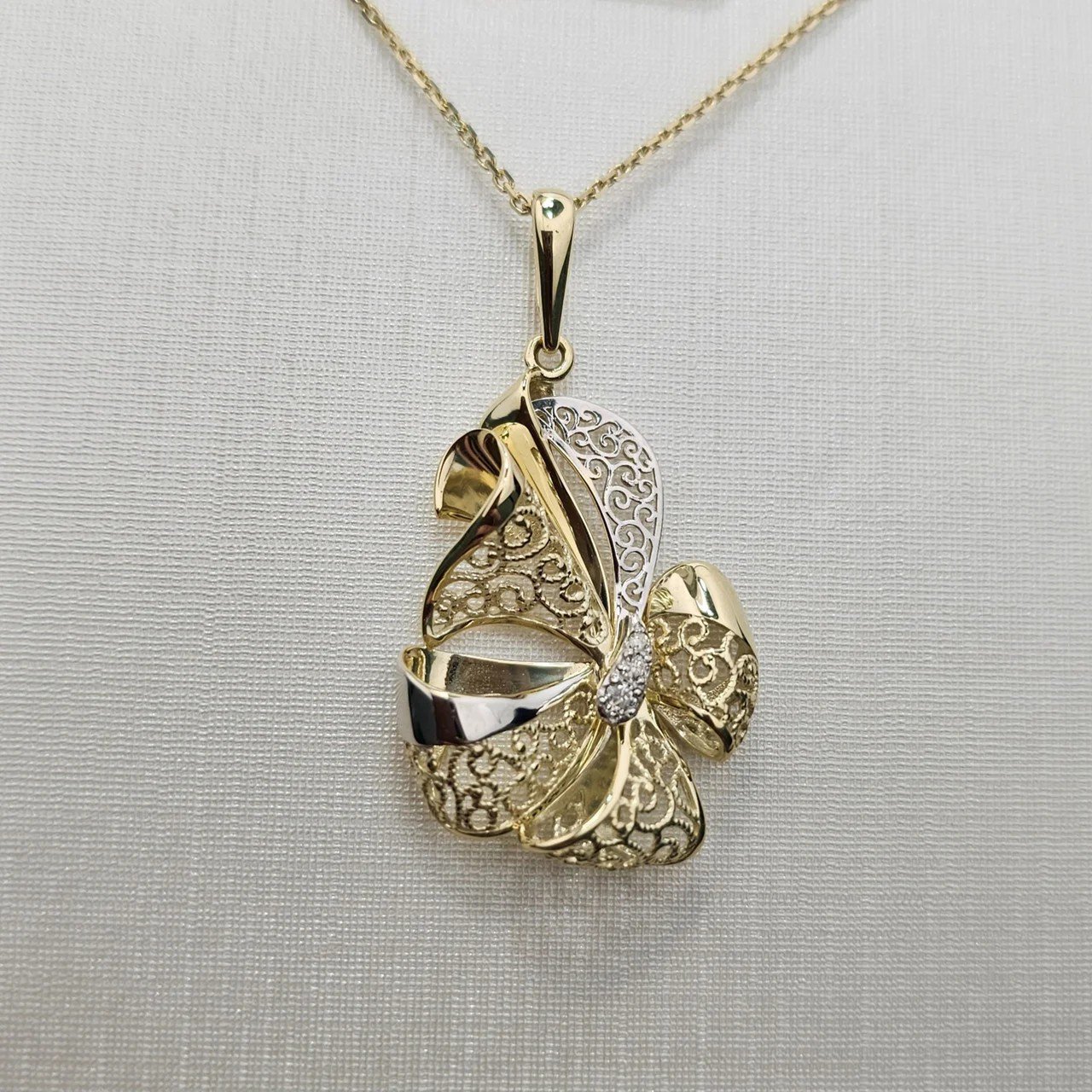 Колье Deimantas 108709530 45см 2,06гр 0,042ct. купить,NaN