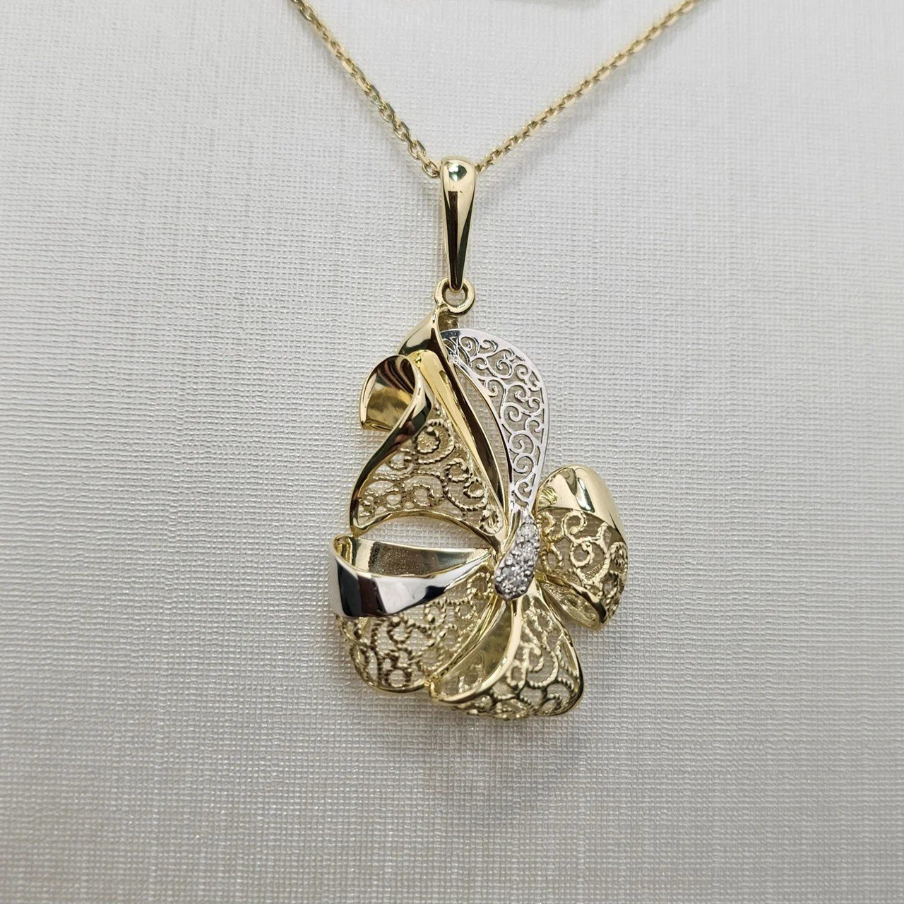 Колье Deimantas 108709530 45см 2,06гр 0,042ct. купить,NaN