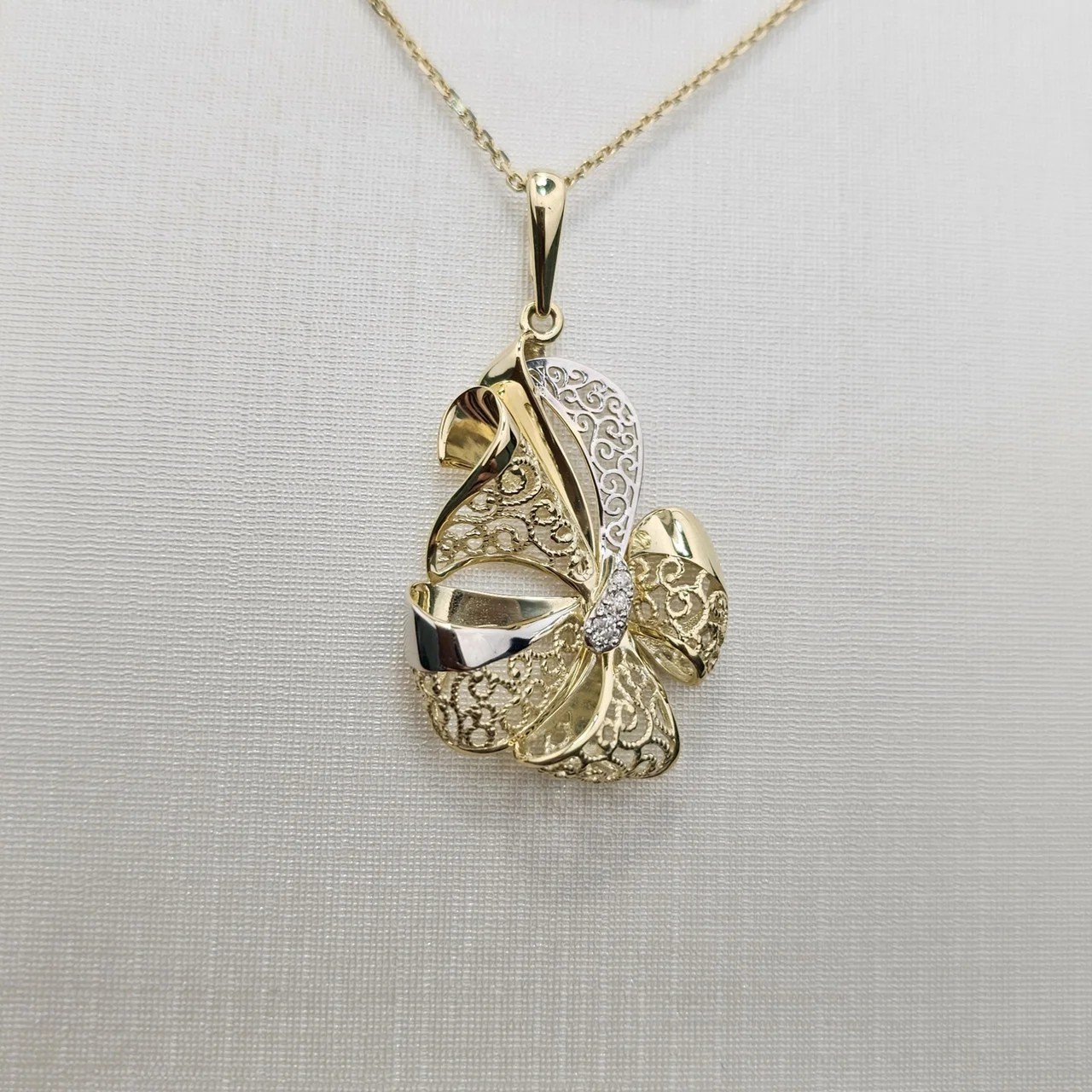Колье Deimantas 108709530 45см 2,06гр 0,042ct. купить,NaN