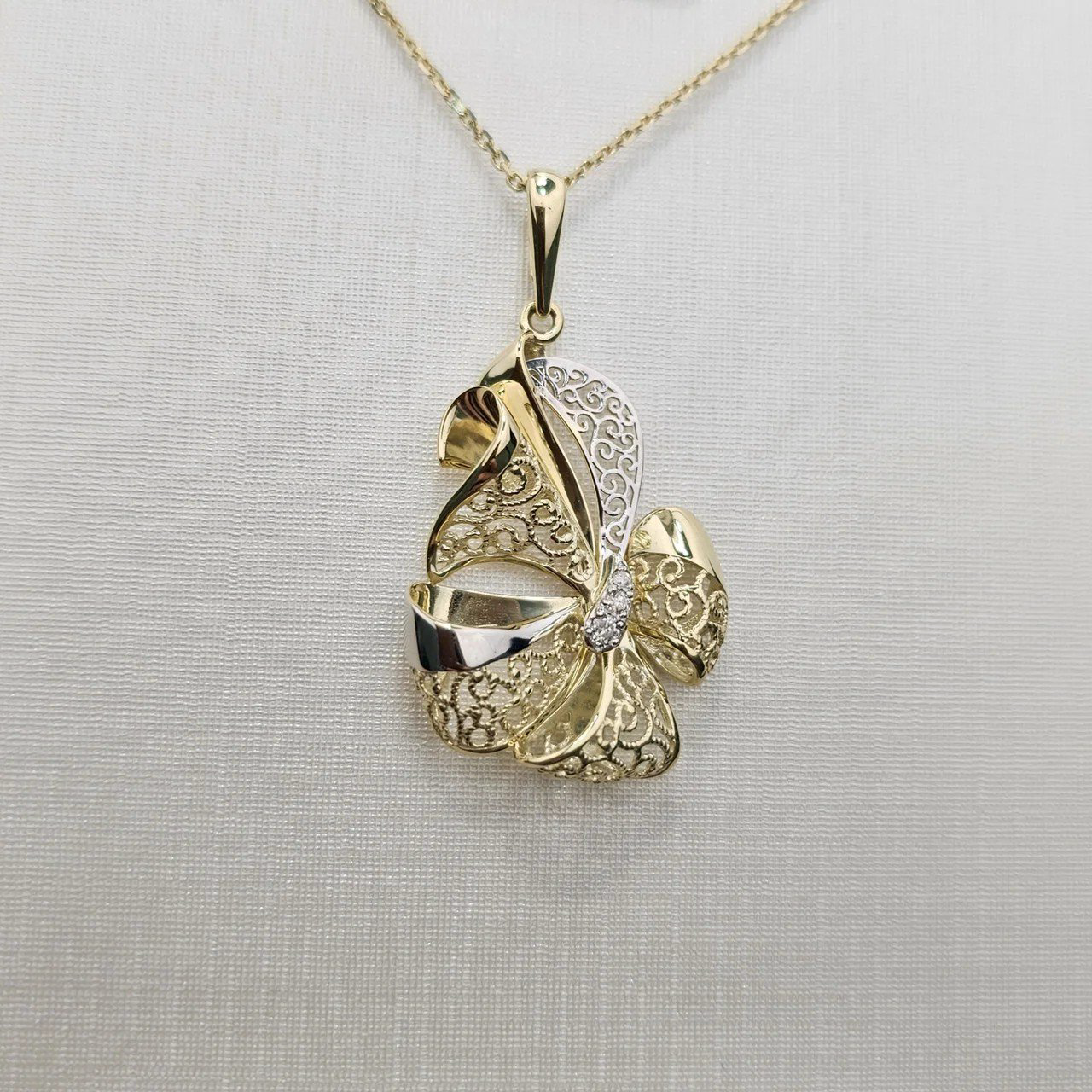 Колье Deimantas 108709530 45см 2,06гр 0,042ct. купить,NaN
