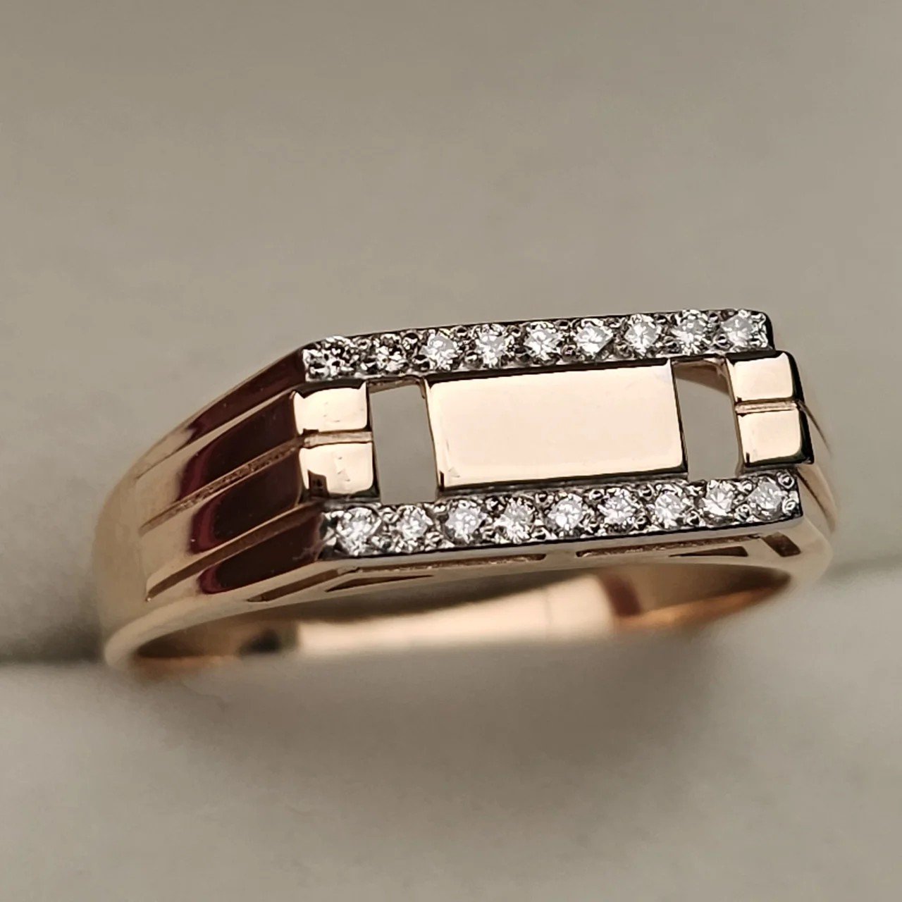 Мужская печатка Deimantas 108717933 20р 3,59гр 0,154ct. купить,NaN