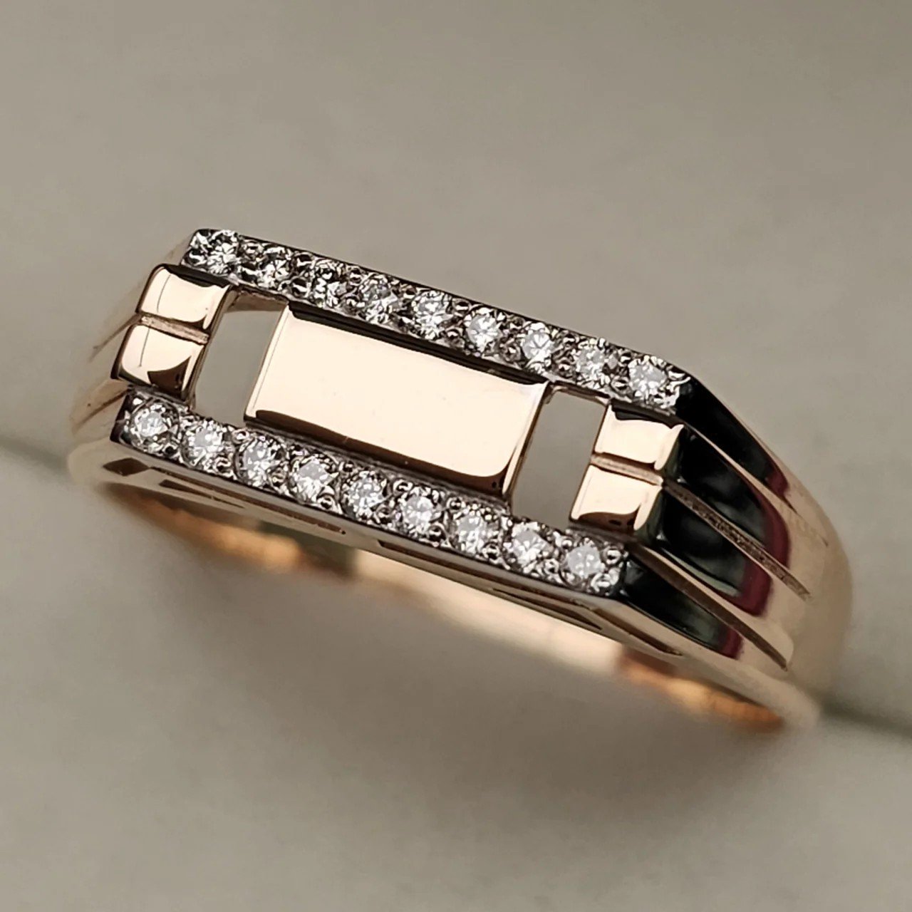 Мужская печатка Deimantas 108717933 20р 3,59гр 0,154ct. купить,NaN
