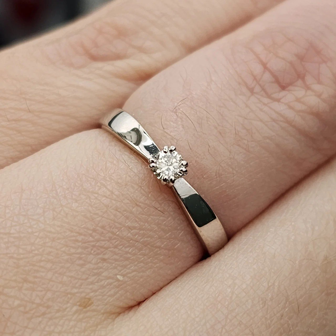 Кольцо Deimantas 108709339 16р 1,29гр 0,10ct. купить,NaN