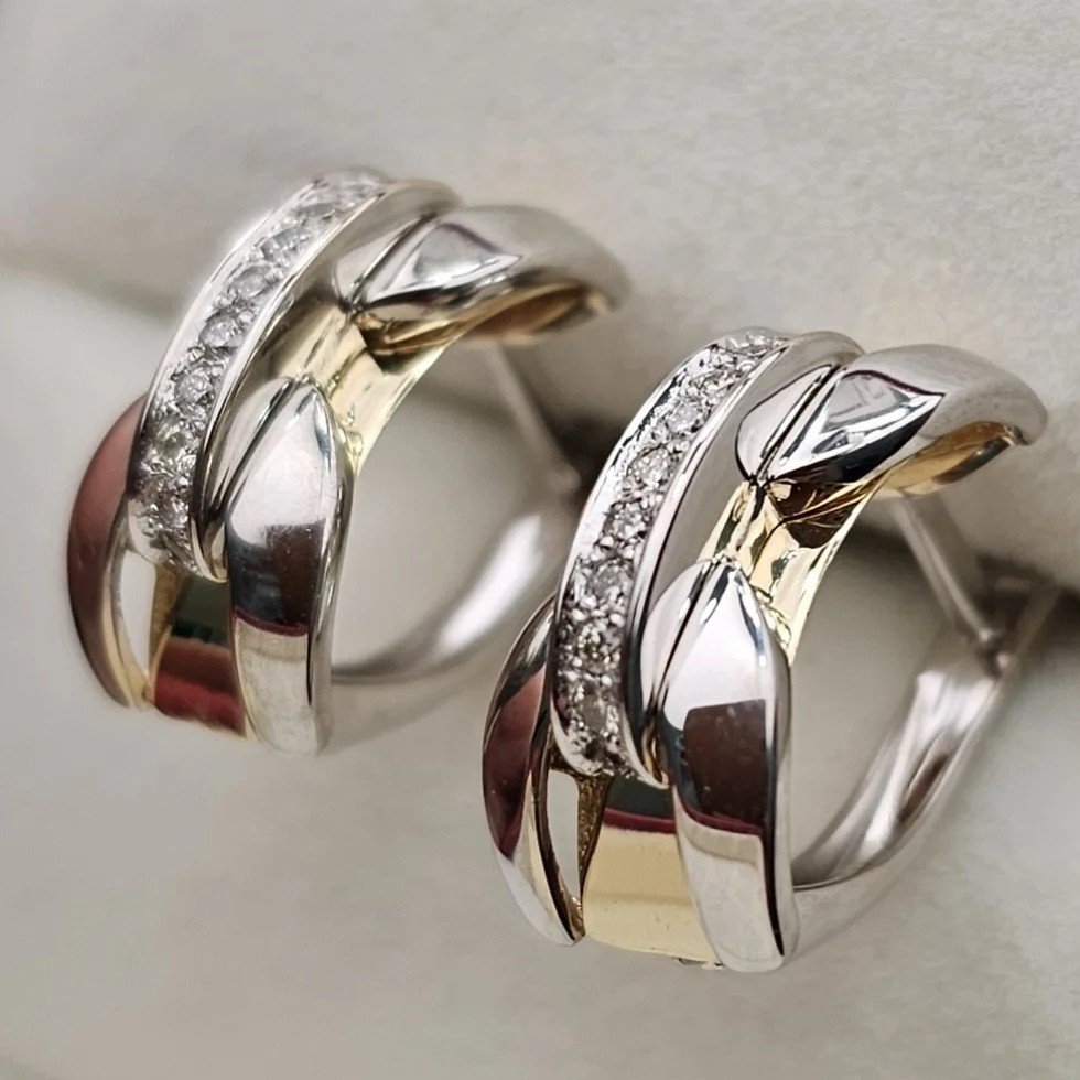 Серьги Deimantas 108717894 4,61гр 0,184ct. купить,NaN