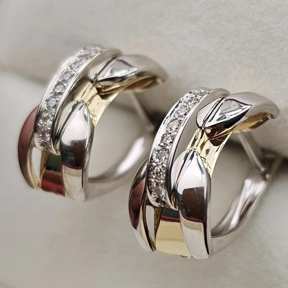 Серьги Deimantas 108717894 4,61гр 0,184ct. купить,NaN