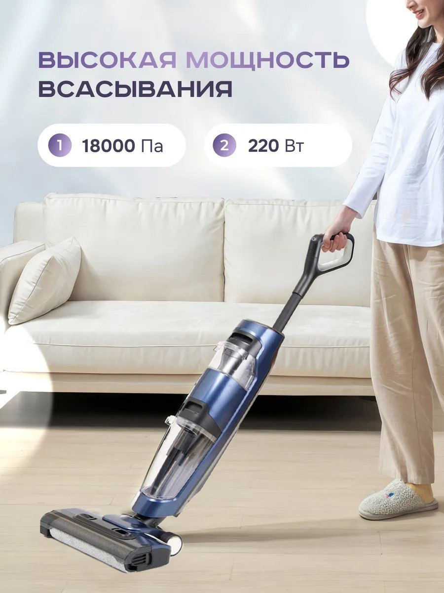 Пылесос Denx TH9 темно-синий купить,NaN