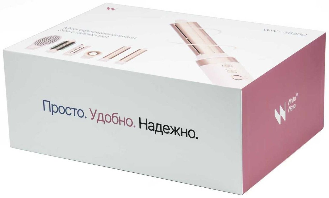 Фен-стайлер 6в1 White Wave WW-3030C с дорожной сумочкой 1400 Вт купить,NaN