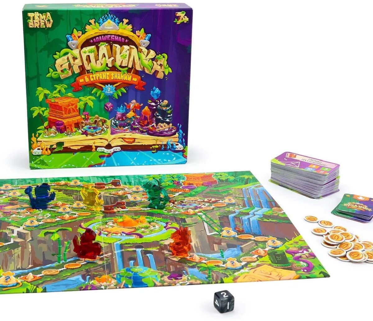 Настольная игра ND Play Бродилка в стране знаний 301220 купить,NaN