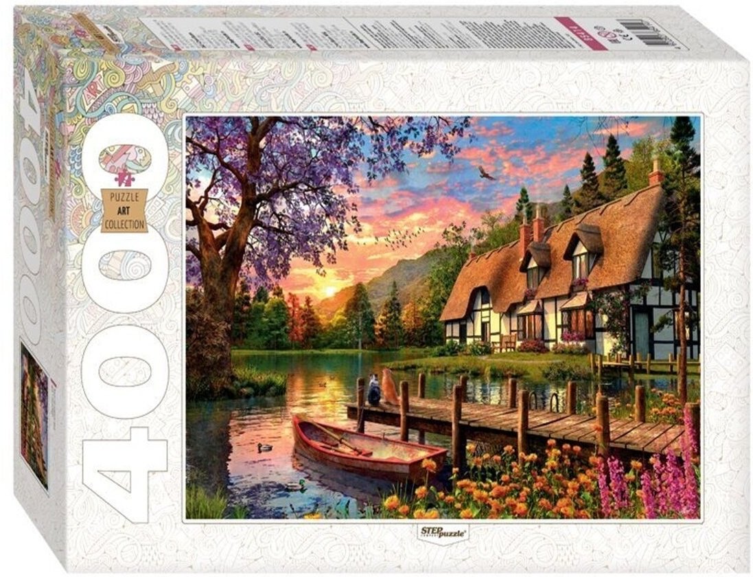 Пазлы Step Puzzle Закат на озере в лесу 4000 деталей  купить,NaN