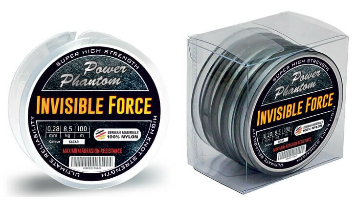 Леска Power Phantom Invisible Force Clear 100 м 0,30 мм 10,6 кг прозрачная