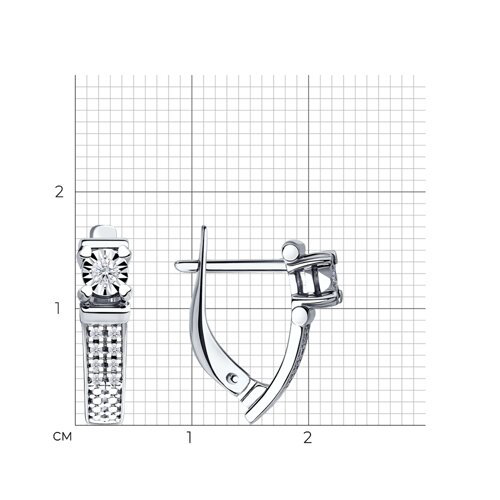 Серьги Sokolov 1021314 2,51гр. купить,NaN