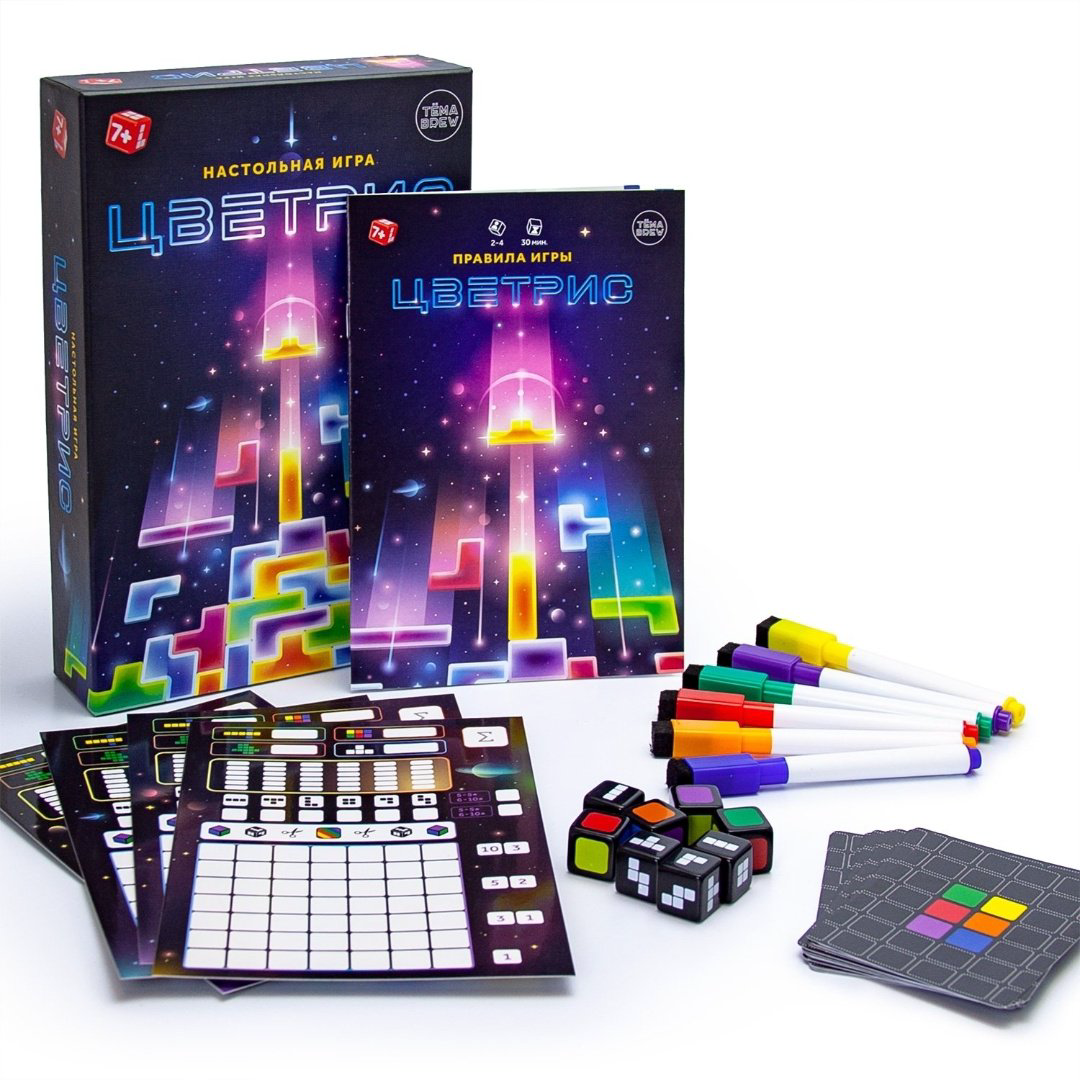 Настольная игра ND Play Цветрис 292928  купить,NaN