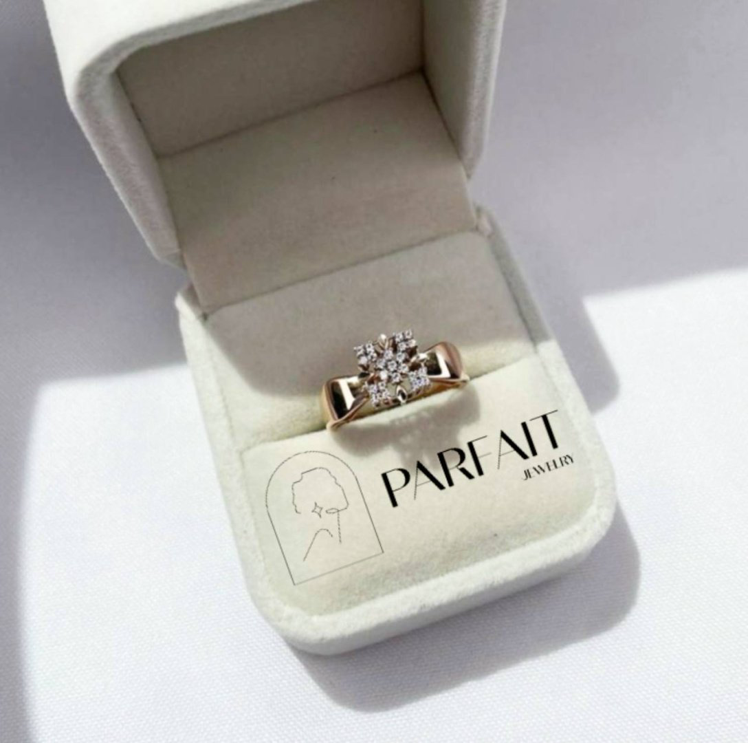 Кольцо PARFAIT JEWELRY GFC_PJ_КВК_05 размер 18 вес 2.45 г золото, фианит купить,NaN